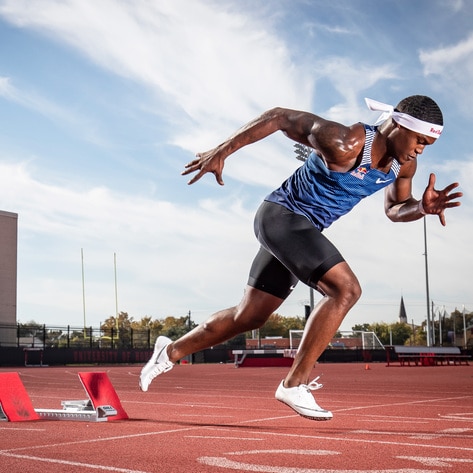 This Record-Breaking Sprinter Was on Track to Go to the Olympics; He Went Vegan Instead