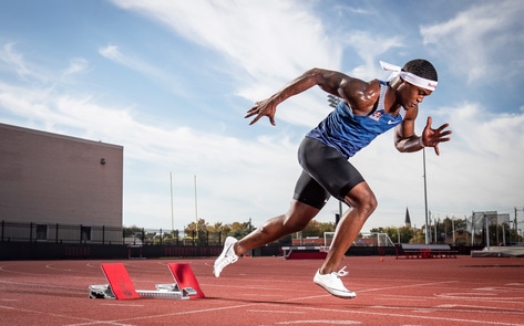 This Record-Breaking Sprinter Was on Track to Go to the Olympics; He Went Vegan Instead