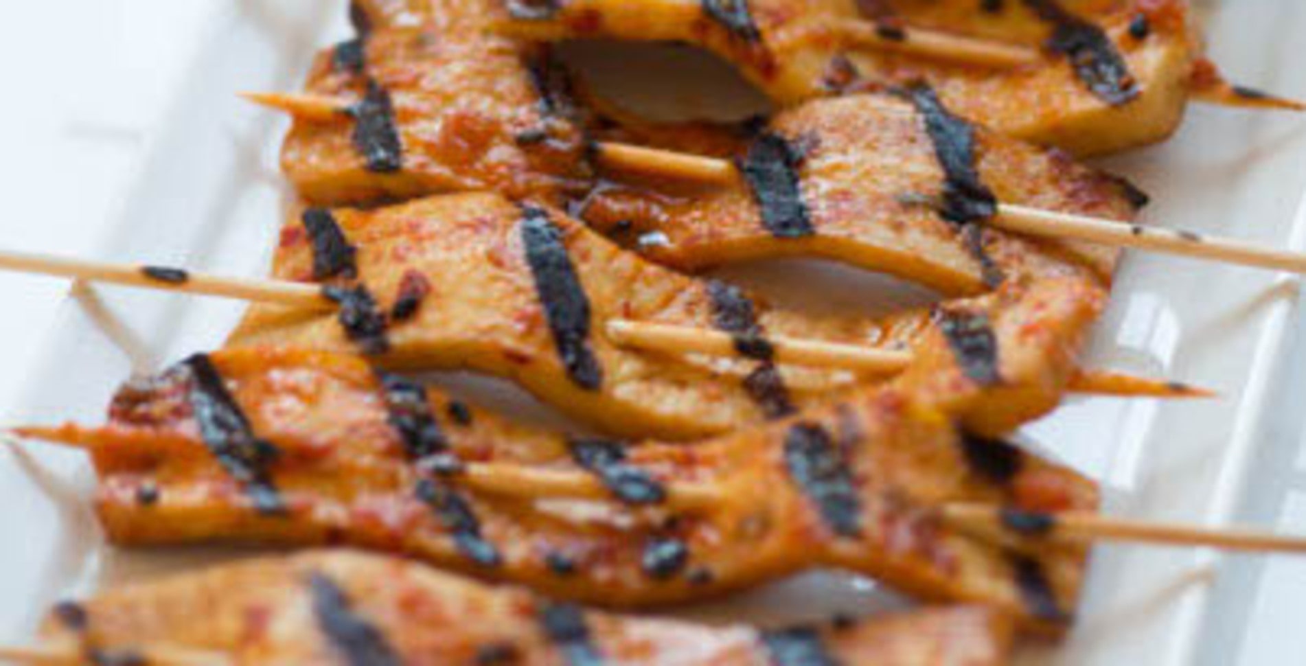 Spicy Korean BBQ Tofu Satay