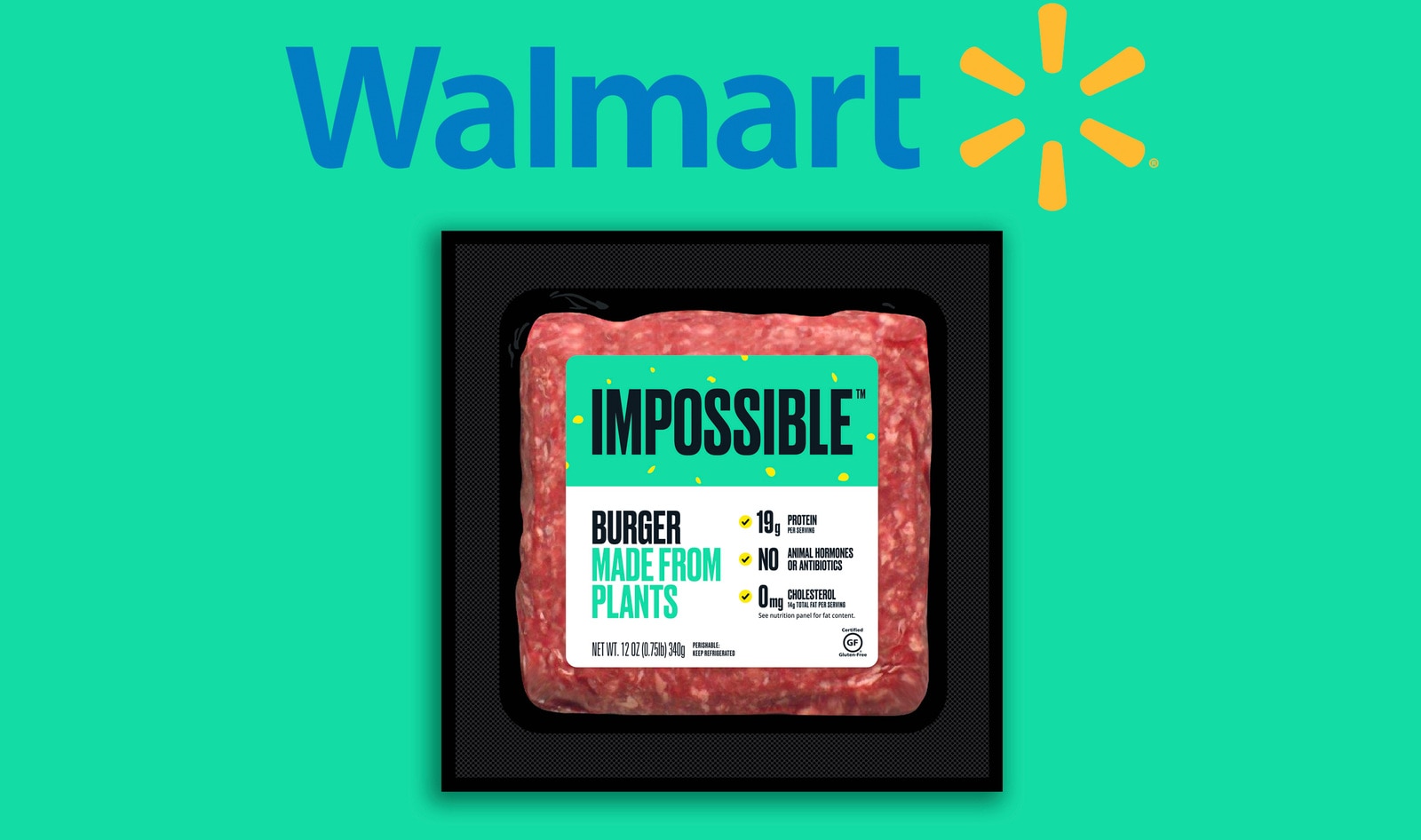 Impossible Burger Debuts at 2,100 Walmart Locations Nationwide