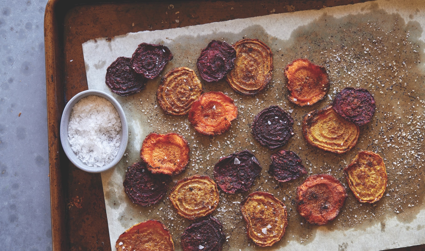 Homemade Root Vegetable Crisps