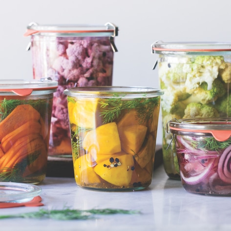 Quick Pickled Rainbow Vegetables