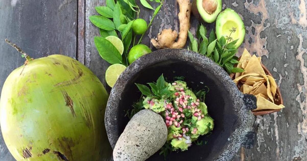 Leveled-Up Guacamole With Pomegranate and Cacao