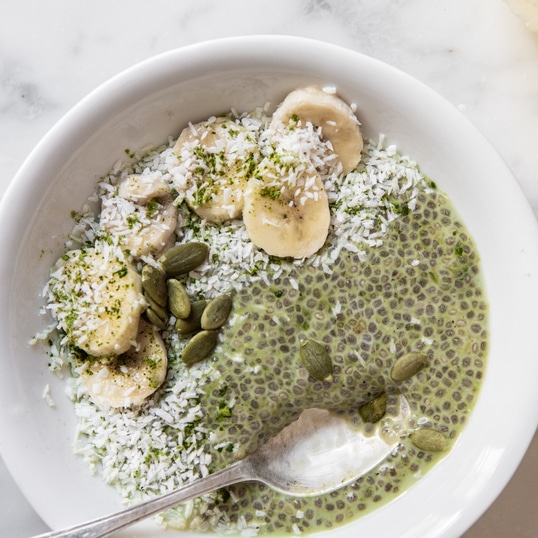 Energizing Matcha Coconut Chia Pudding