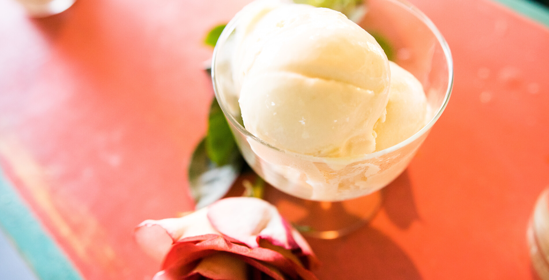 Three-Ingredient Coconut Mango Ice Cream