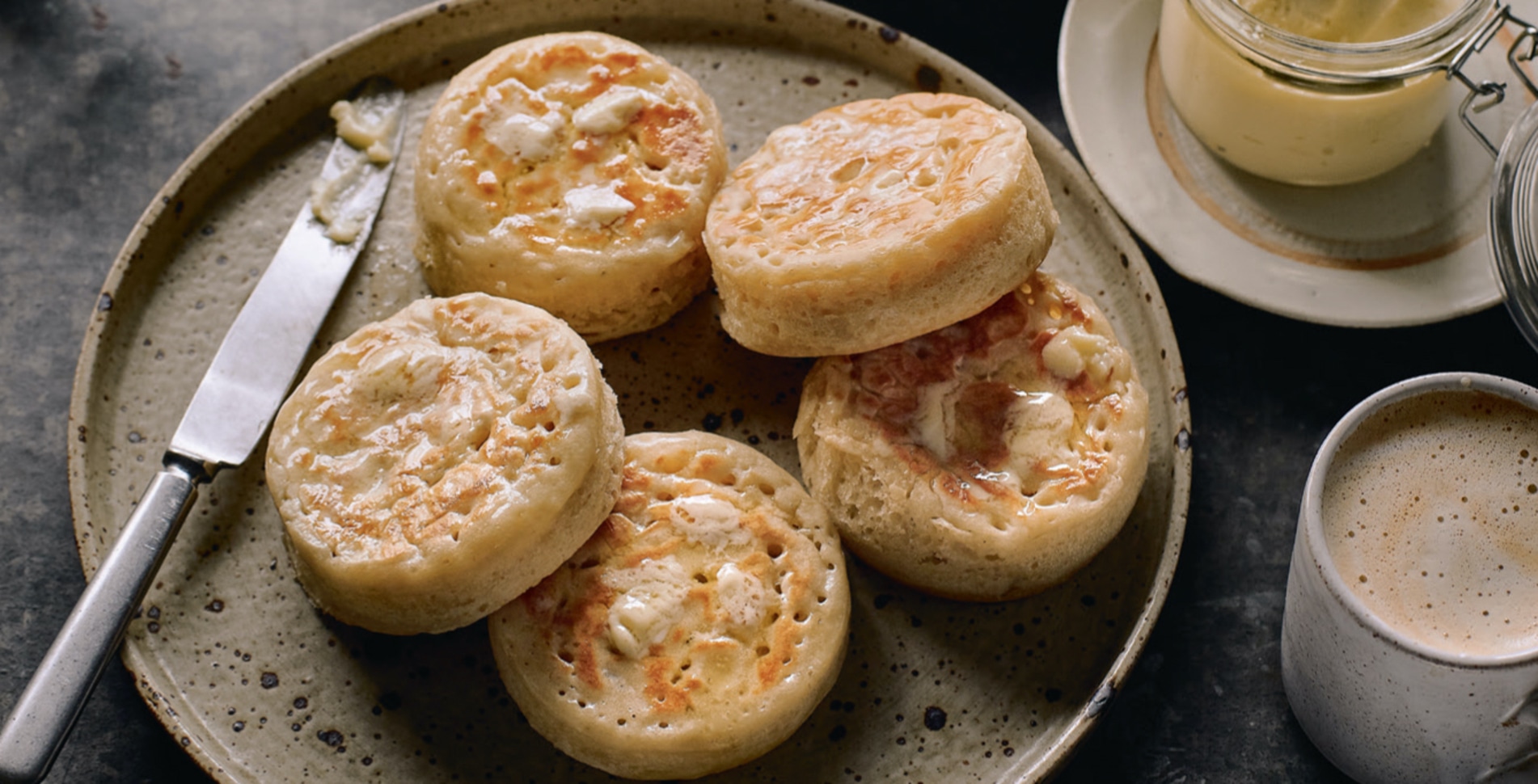 Buttery Homemade English Crumpets