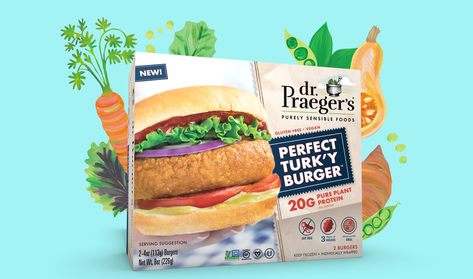 Dr. Praeger’s Launches Vegan Turkey Burger