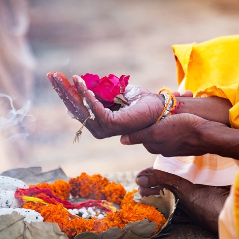 Indian Startup Makes Vegan Leather from Discarded Temple Flowers