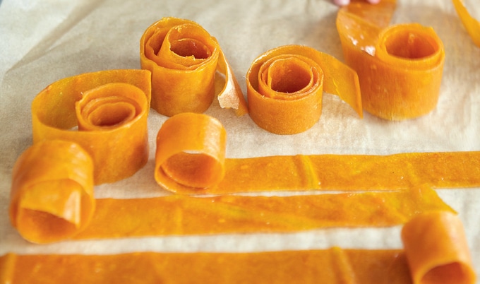 Vegan Mango Fruit Roll-Ups