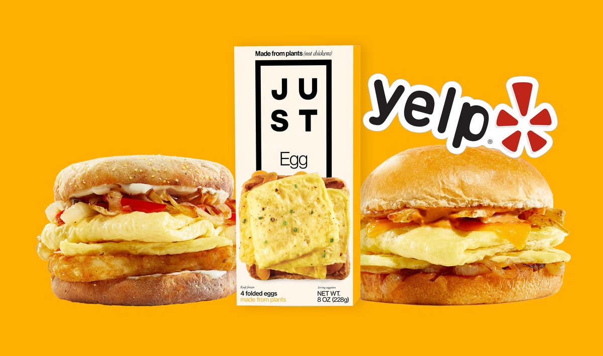 Just Partners With Yelp To Bring Vegan Eggs To America S Best Breakfast Restaurants Vegnews