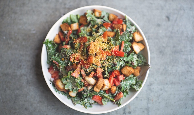 Vegan Farmhouse Caesar Salad