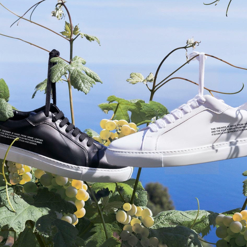 These Vegan Leather Sneakers Are Made From Grapes