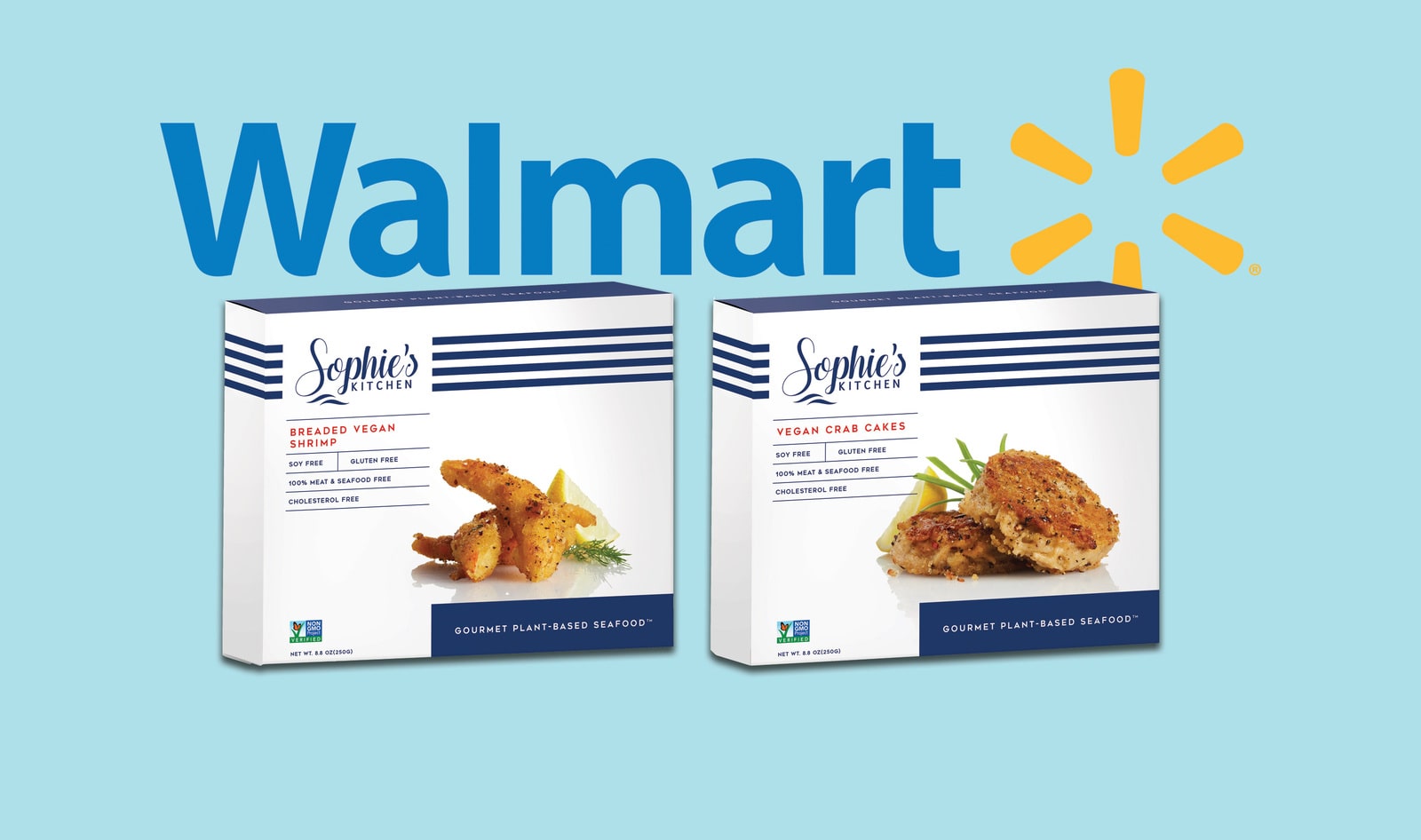 Vegan Crab Cakes and Breaded Shrimp Launch at 400 Walmart Stores