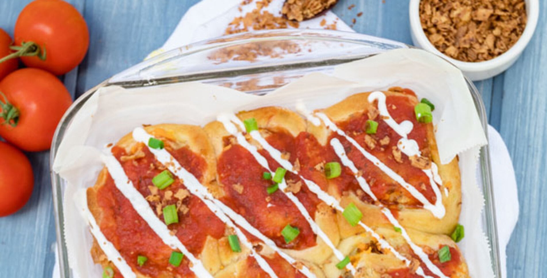 Cheesy Stuffed Vegan Baked Potato Rolls