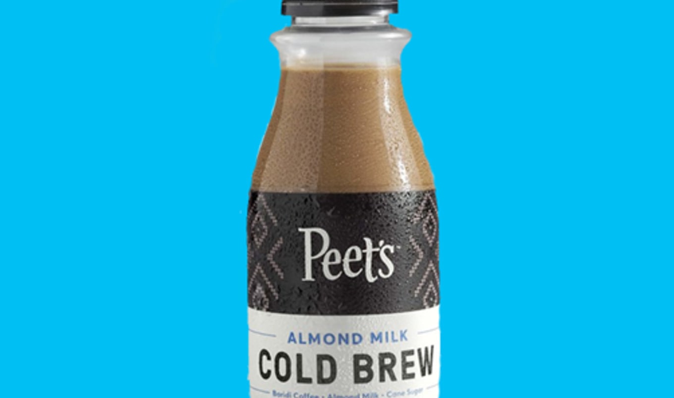 Peet's Launches Bottled Almond Milk Cold Brew