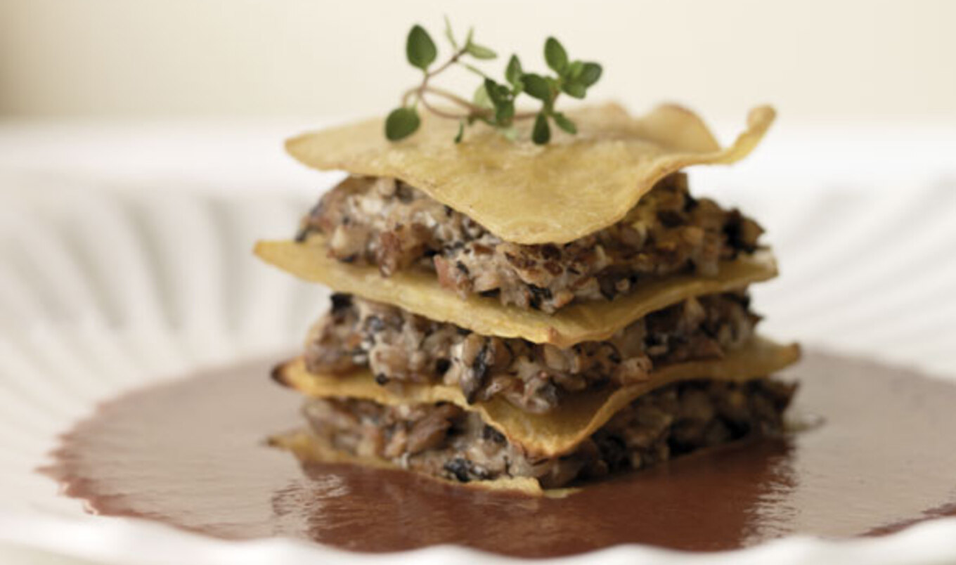 Vegan Braised Turnip Galette