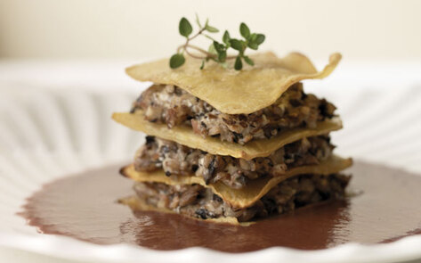 Vegan Braised Turnip Galette