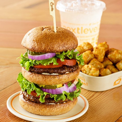 Next Level Burger Debuts Double-Decker Beyond Burger