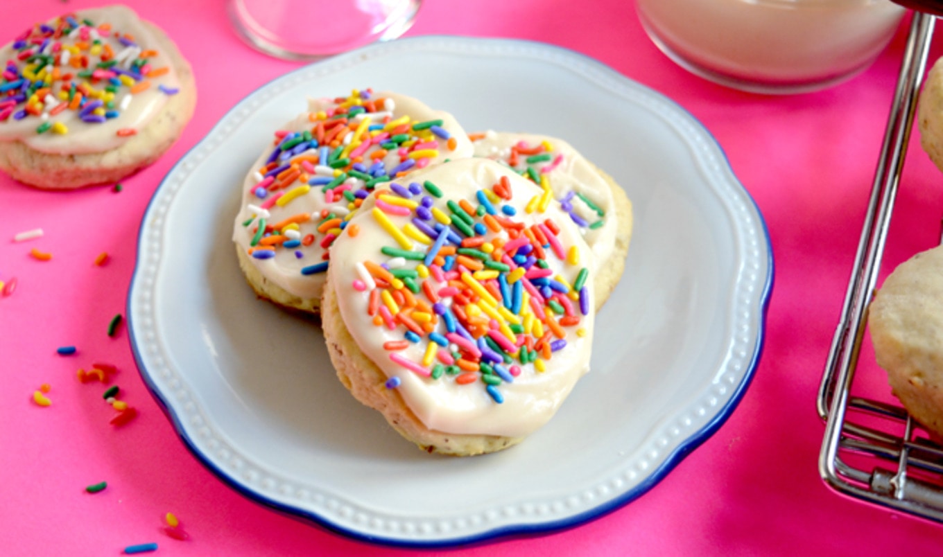 Vegan Soft-Batch Sugar Cookies with Buttercream Frosting