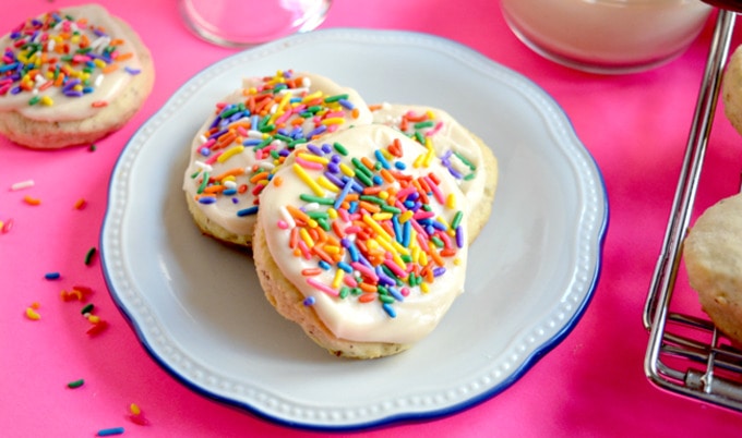 Vegan Soft-Batch Sugar Cookies with Buttercream Frosting