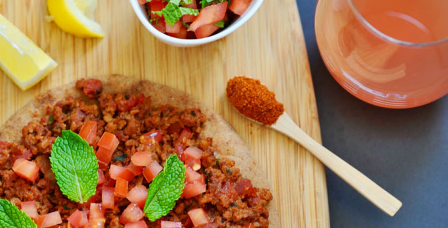 Plant-Based Turkish Pizza (Lahmacun)