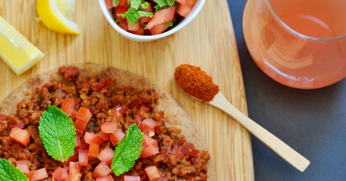Plant-Based Turkish Pizza (Lahmacun) | VegNews