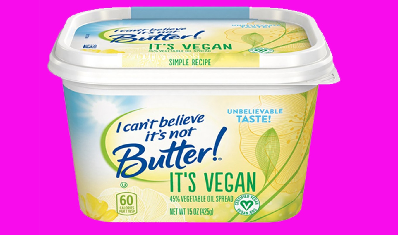 "I Can't Believe It's Not Butter" Goes Vegan