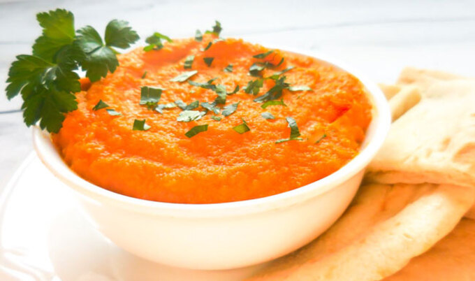 Moroccan Spiced Carrot Dip