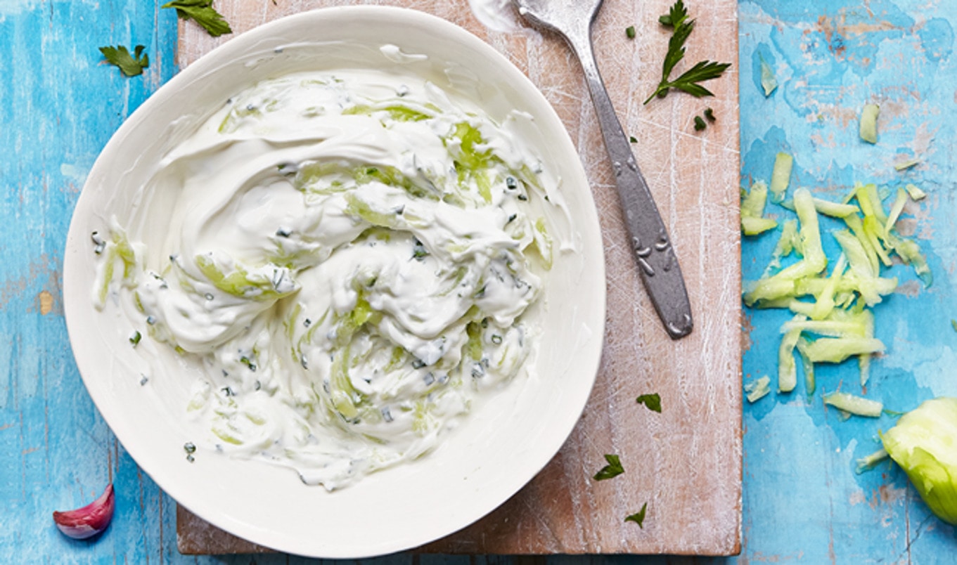 Dairy-Free Cucumber Yogurt Tzatziki