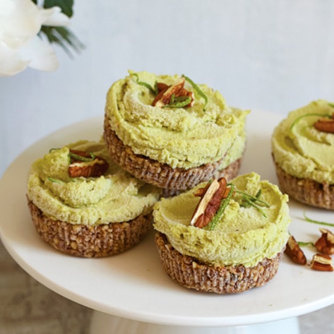 Vegan No-Bake Mini Key Lime Pies