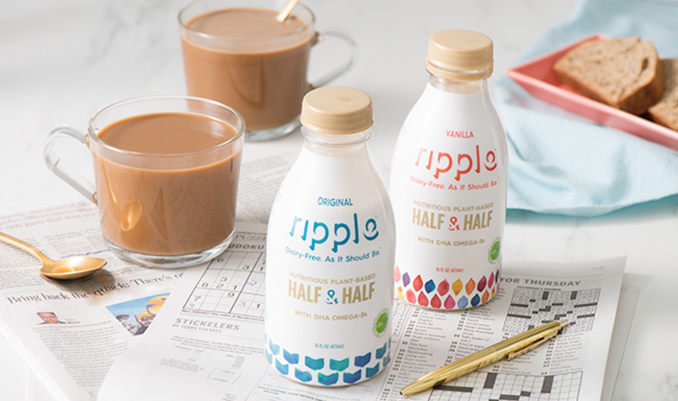 Ripple Debuts Vegan Half Half Vegnews Ripple Debuts Vegan Half Half Vegnews