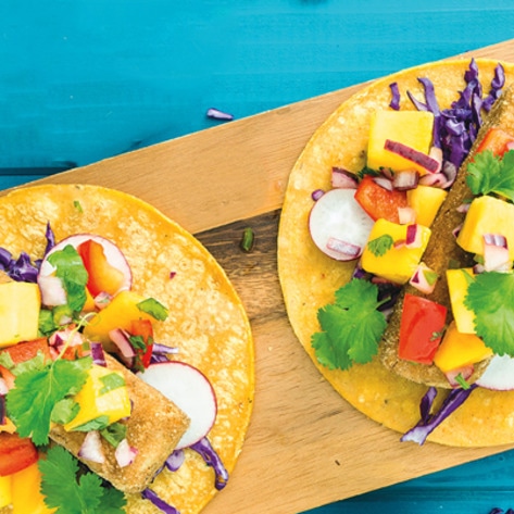 Fishless Baja Tacos