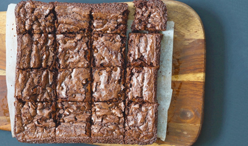 Vegan Chocolate Chip Brownies
