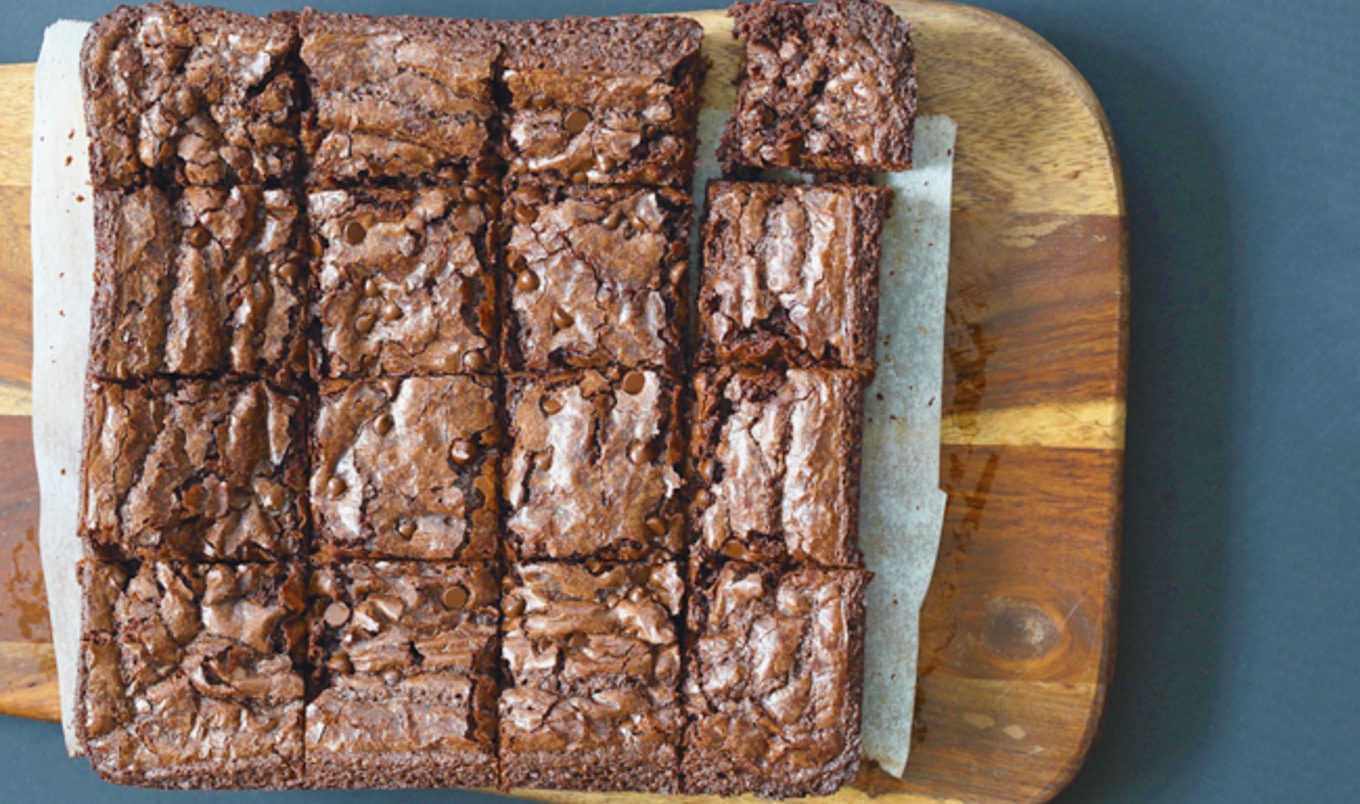 Vegan Chocolate Chip Brownies