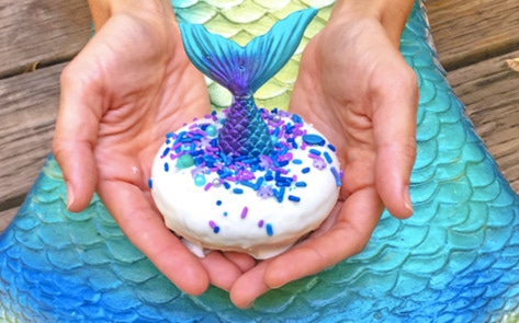 World's Highest Paid Mermaid Debuts Vegan Doughnuts
