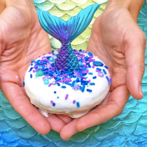 World's Highest Paid Mermaid Debuts Vegan Doughnuts