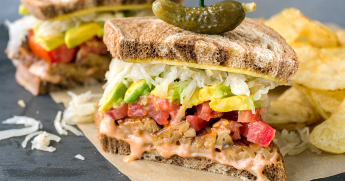 New York-Style Vegan Reuben | VegNews