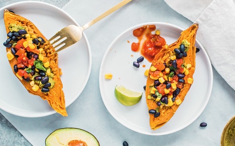 Southwestern Sweet Potato Boats