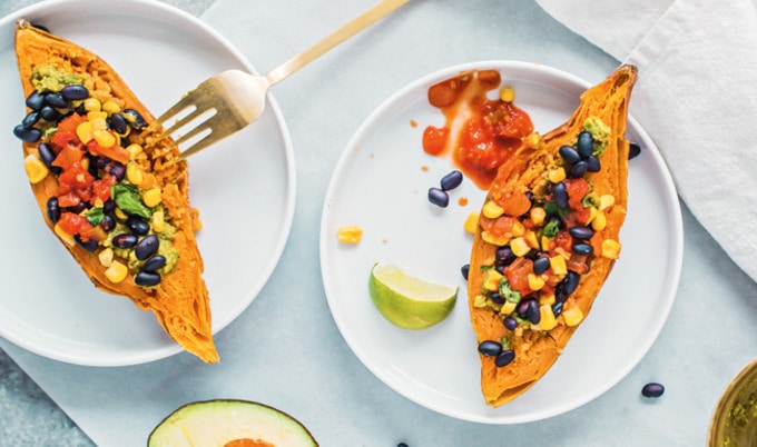Southwestern Sweet Potato Boats