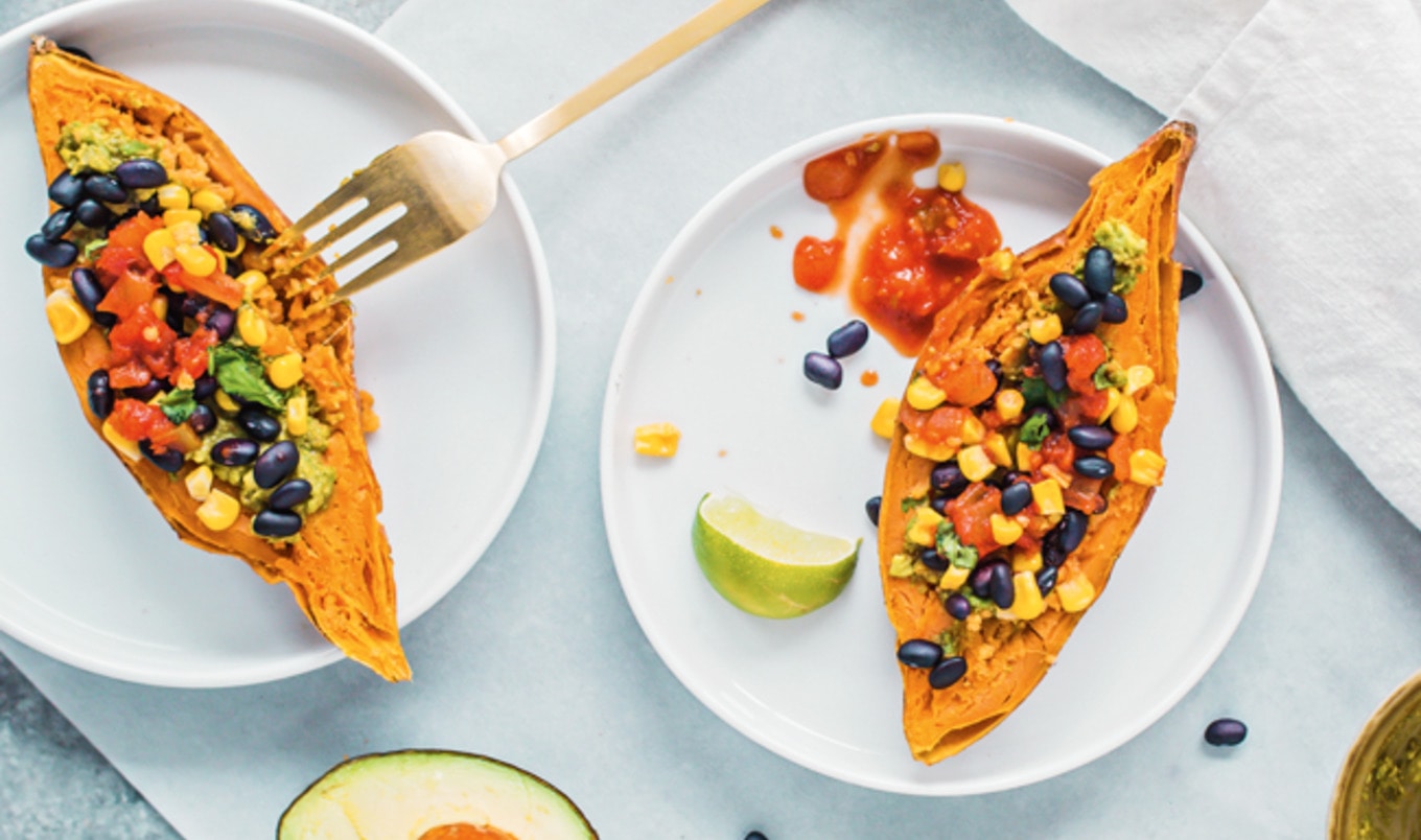 Southwestern Sweet Potato Boats