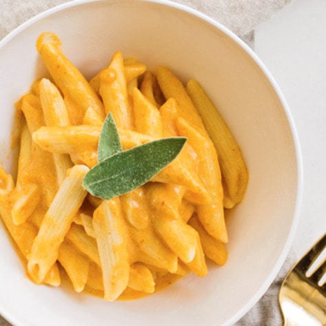 Simple Vegan Pumpkin Cream Penne