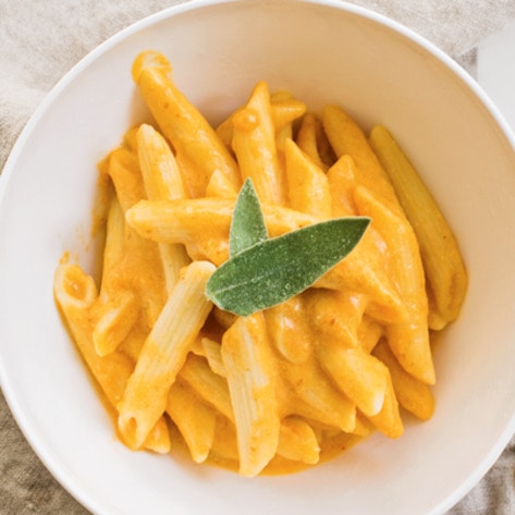 Simple Vegan Pumpkin Cream Penne
