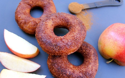 Vegan Apple Cider Sugar Doughnuts