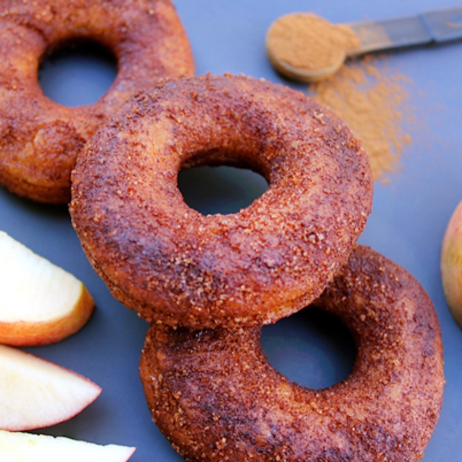 Vegan Apple Cider Sugar Doughnuts