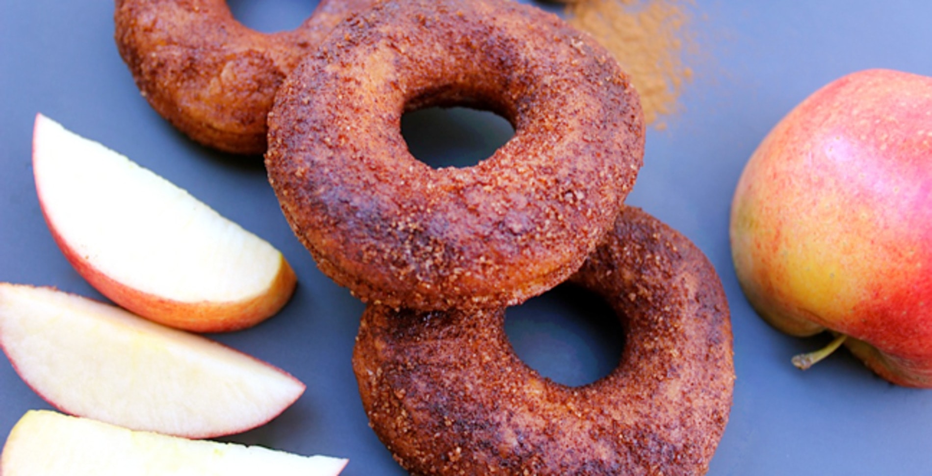 Plant-Based Apple Cider Sugar Doughnuts