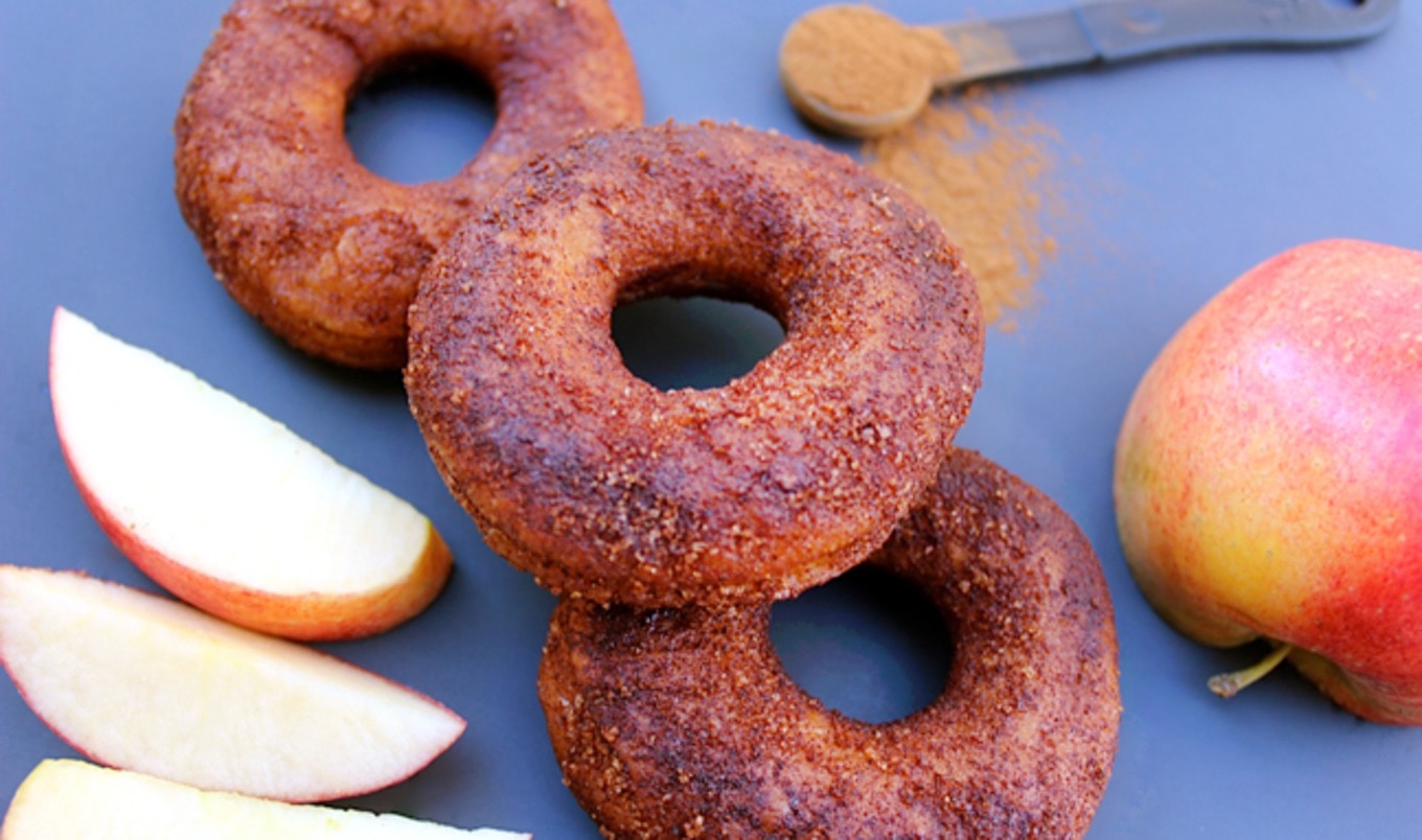 Plant-Based Apple Cider Sugar Doughnuts