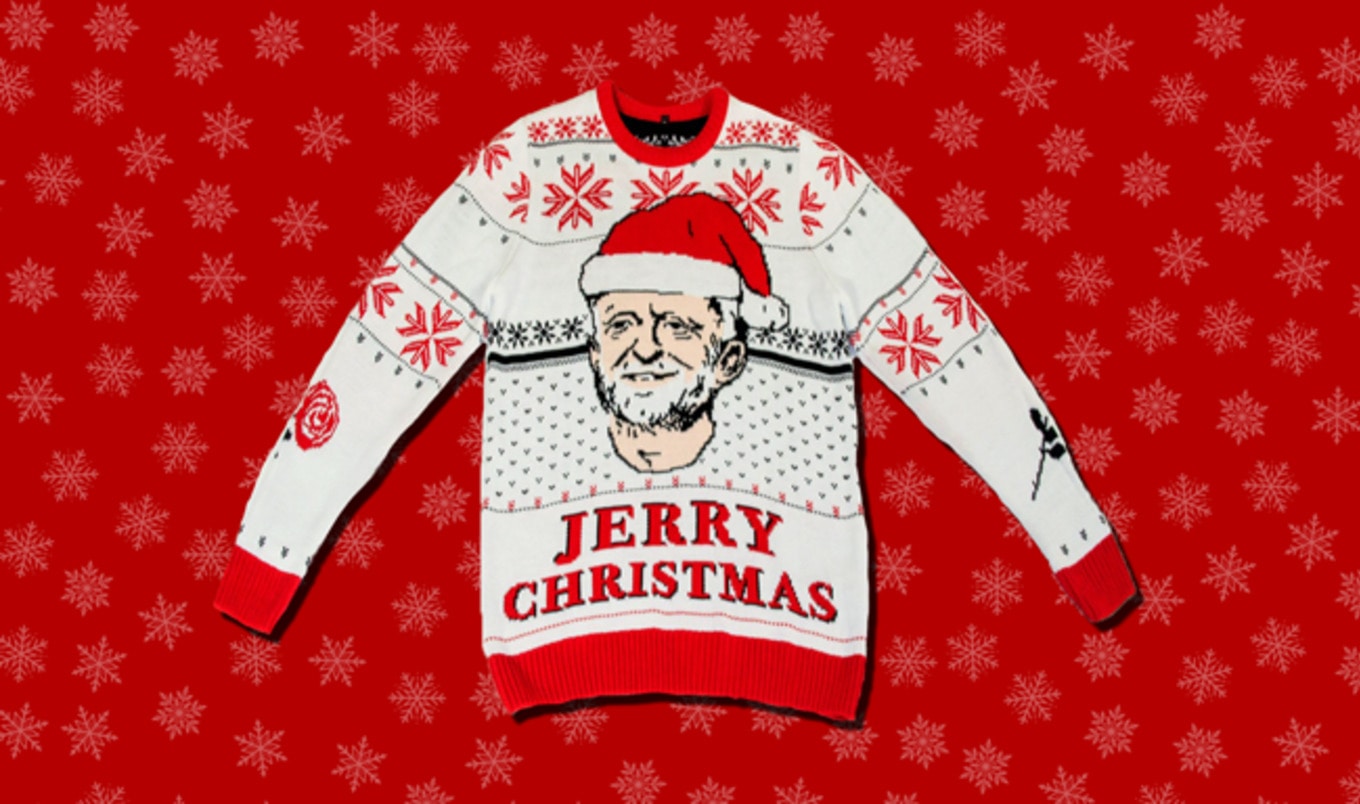 Jeremy Corbyn Vegan Christmas Sweaters Debut in UK