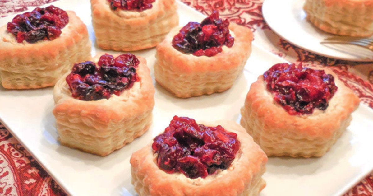 Vegan Roasted Cranberry Puff Pastry | VegNews