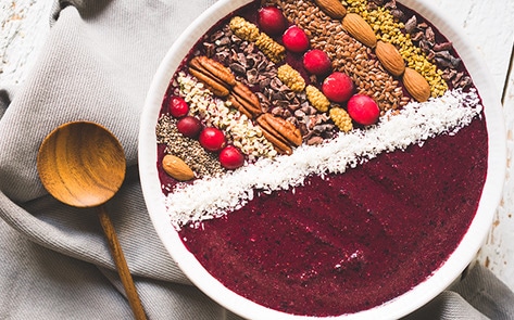 Blueberry Beet Smoothie Bowl