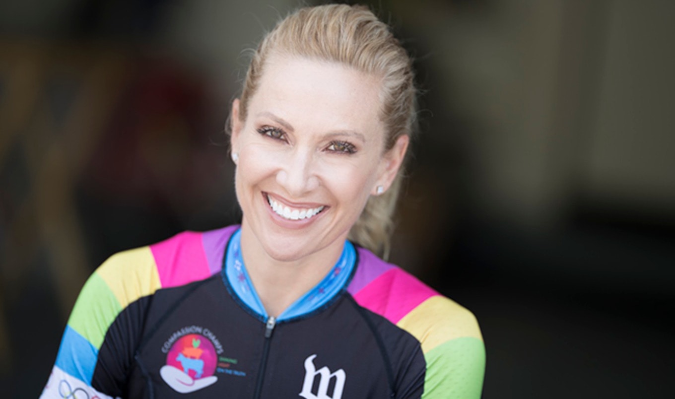 Olympic Medalist Bicycles Into Massive Vegan Concert, FTW